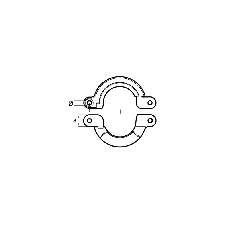Anodo di zinco YANMAR, motore, kit tipo f-zym-6, Y 19644002660, R801305/1