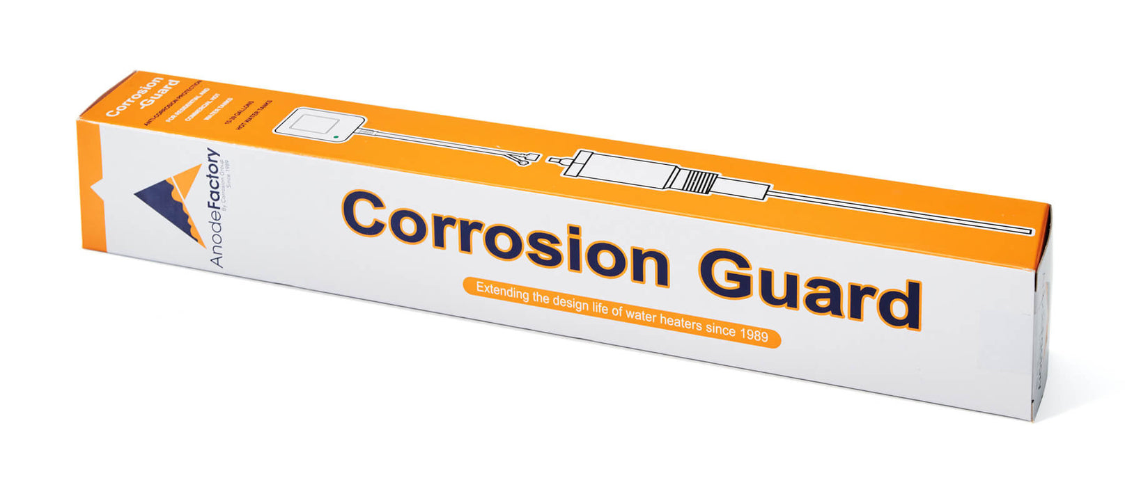 Corrosion Guard - Asta di anodo alimentato per scaldabagni, 90-120 gallons, 3/4 "-14 npt, Adattatore US