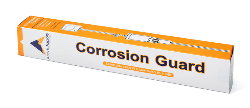 Corrosion Guard - Asta di anodo alimentato universale per scaldabagni, 150-340 litri, si adatta a qualsiasi marchio. Adattatore EU