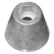 Aluminiumanod Sidepower - Sleipner propeller nut SP30/40 Ø26 H.20 - AnodeFactory